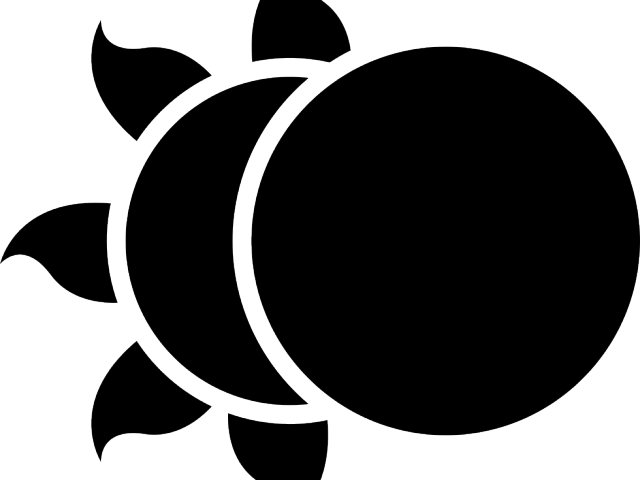 Eclipse Clipart 96 Percent - Sun In Moon Png (640x480)