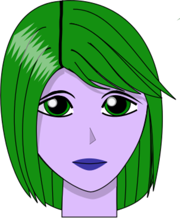 Eleic3a7c3b5es 2012jpg - Green Hair Clip Art (600x727)