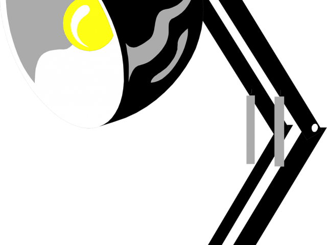 Lamp Clipart Side - โคม ไฟ การ์ตูน Png (640x480)