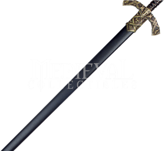 Drawn Sword Middle Ages - Transparent Paint Brush Png (640x480)