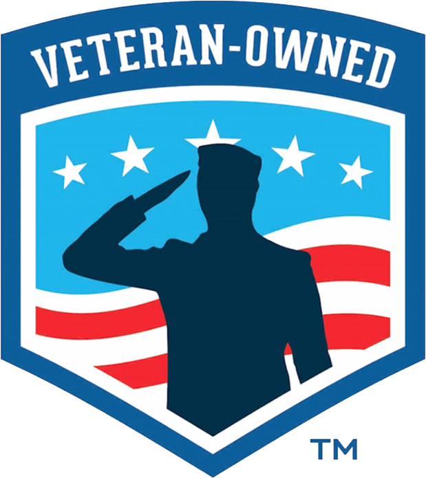 Veteran Owned Business Copy - Veteran Owned Logo Png (619x695)