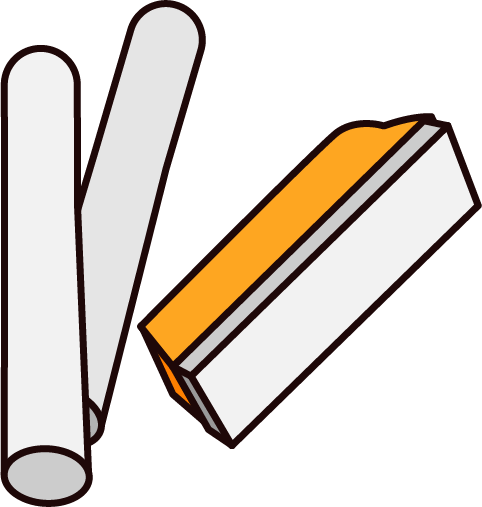 Chalk - - Chalk And Duster Clipart (482x507)