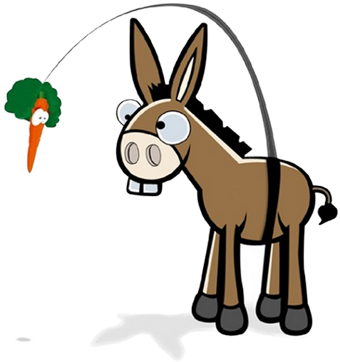 Level 2 - Carrot And Stick Png (751x592)