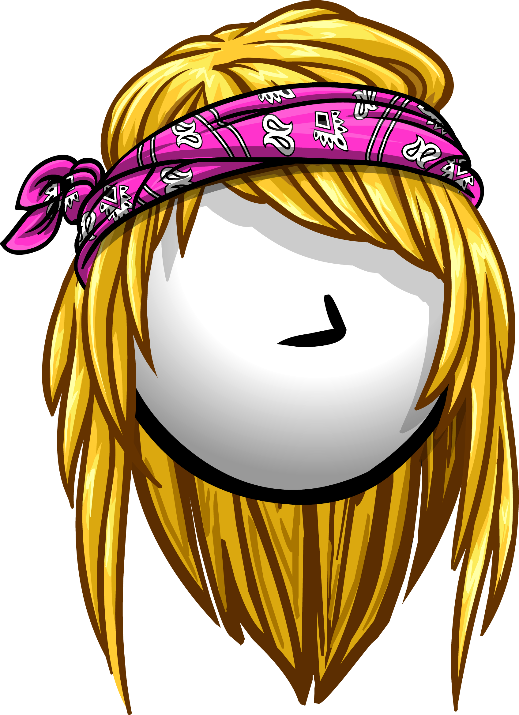 Club Penguin Hair Blonde (1695x2335)