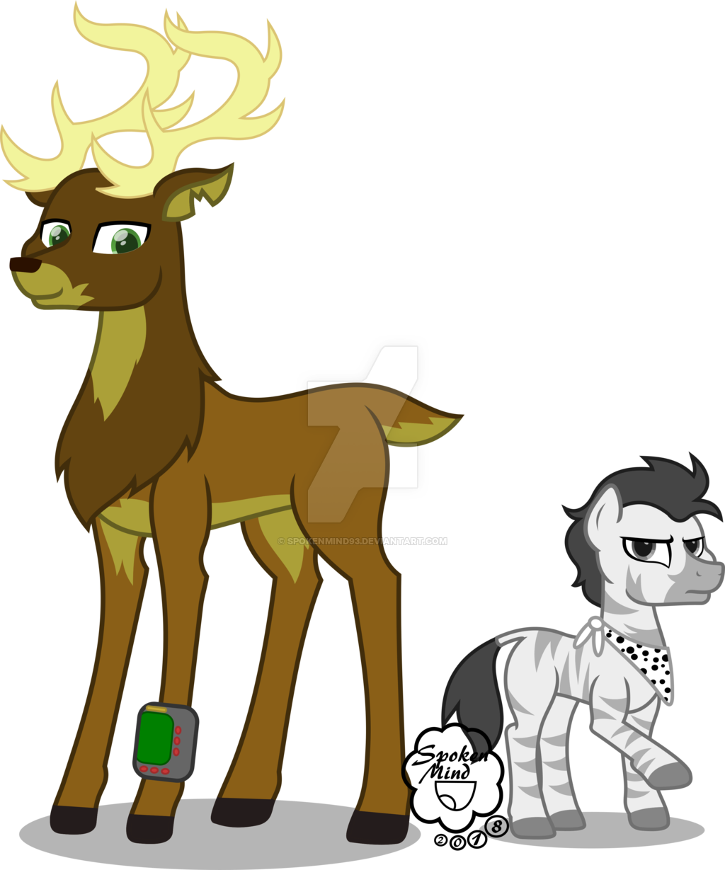 Spokenmind93, Bandana, Colt, Commission, Deer Oc, Male, - Cartoon (1024x1229)