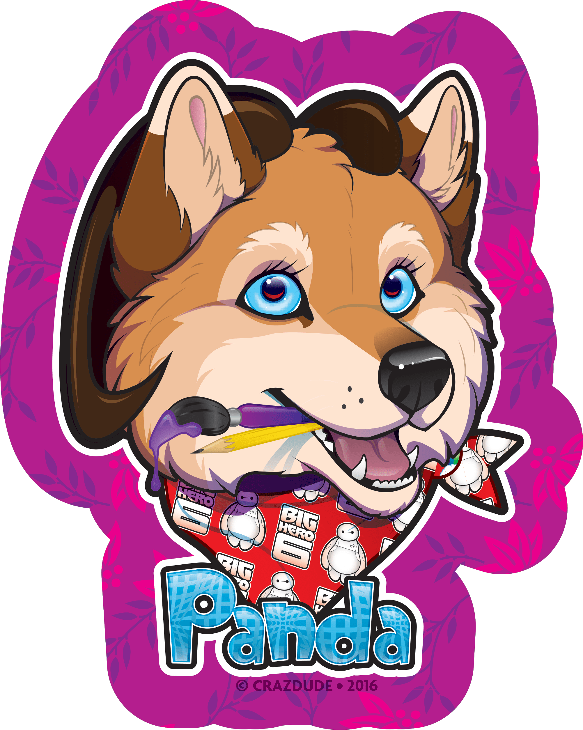 Theuntamedpanda Baymax Bandana - Cartoon (2003x2508)