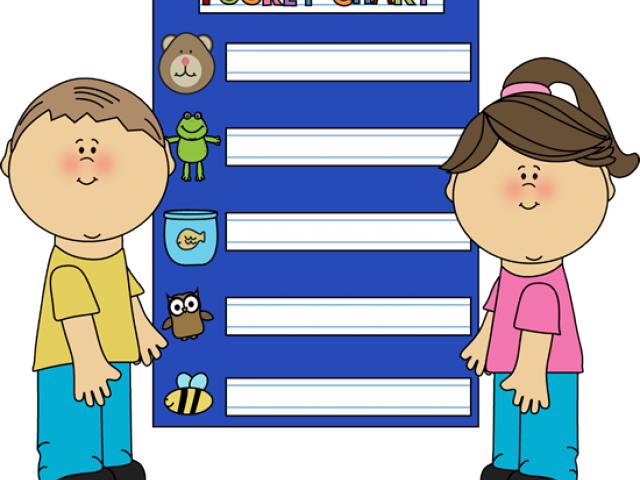 Charts Clipart Pocket Chart - Attendance Chart Clip Art (640x480)