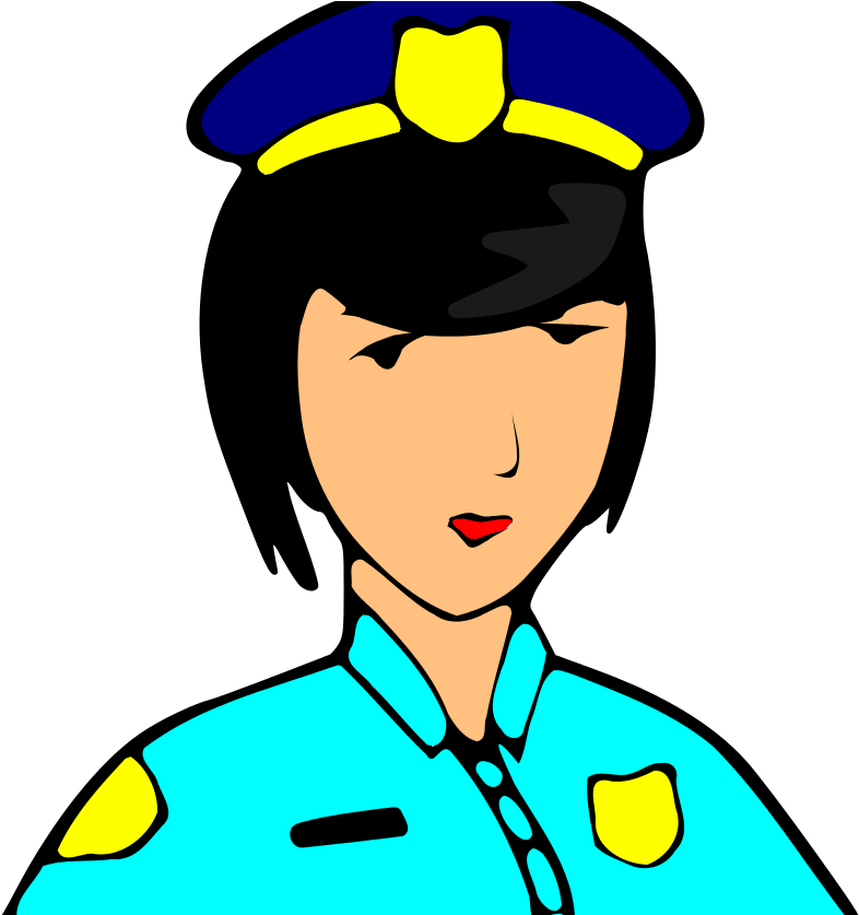 Gratuitous Clip Art So That Medium Has A Preview Image - Community Helpers Policewoman (971x836)