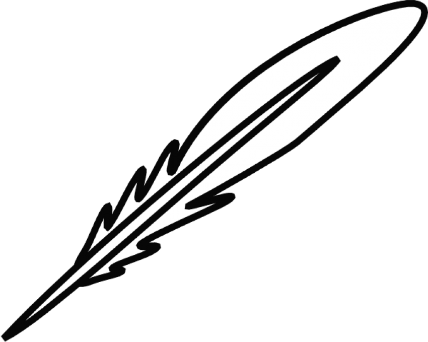 Free Png Download Feather Pentransparent Png Images - Feather Pen Clip Art Png (850x679)