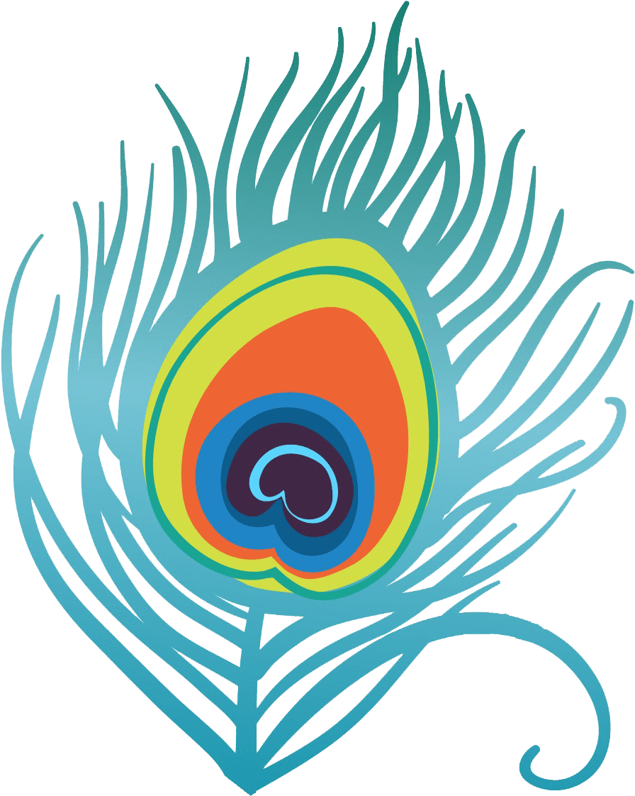 Peacock Feather Png - Peacock Feather Logo Png (896x1122)