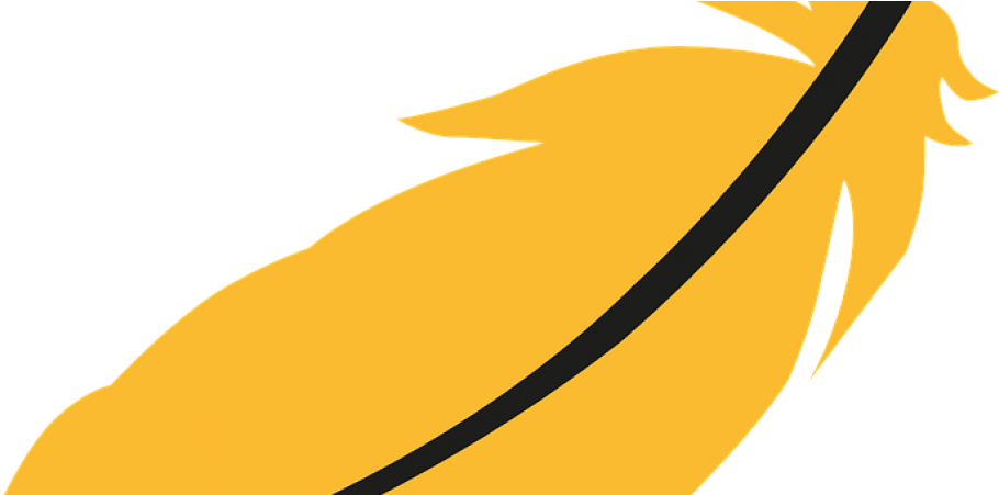 Yellow Feather Clipart - Yellow Feather Clipart (980x450)