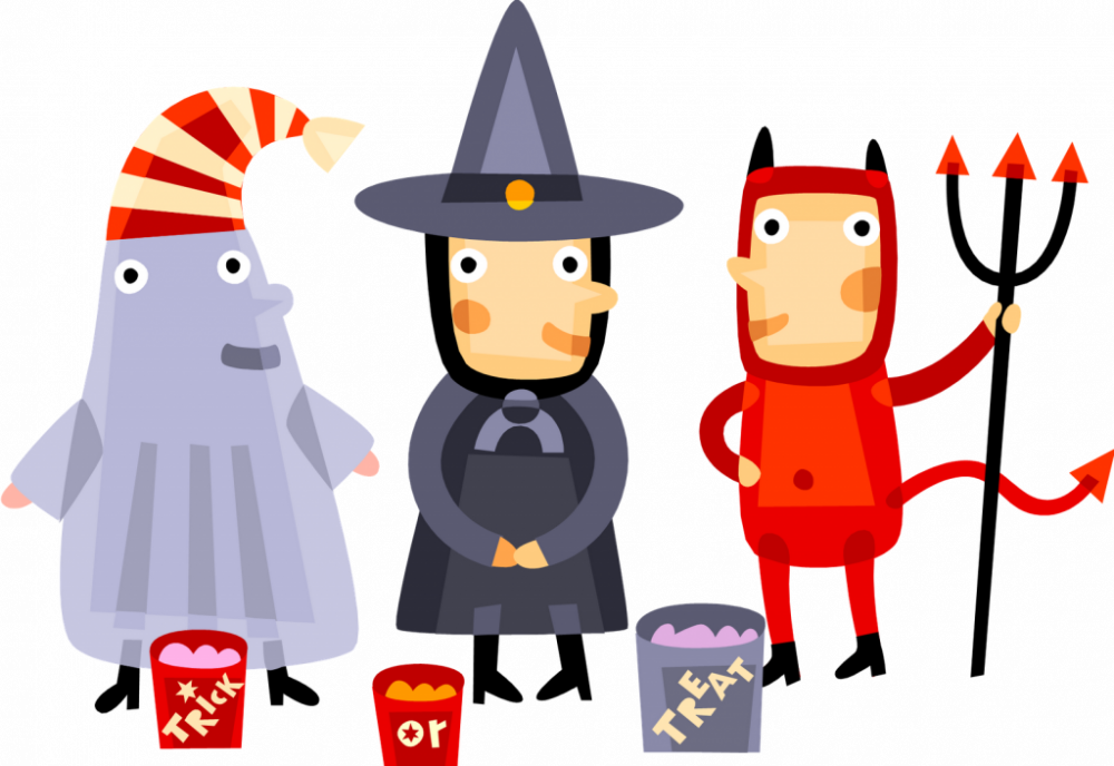 Halloween Party - Halloween Costume Clipart Png (1000x688)