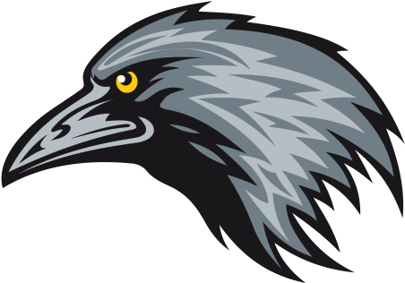 Crow Clipart Crow Head - Raven Mascot (452x316)