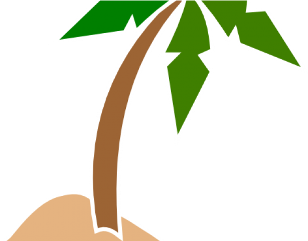 Coconut Clipart Clip Art - Person On Desert Island (640x480)