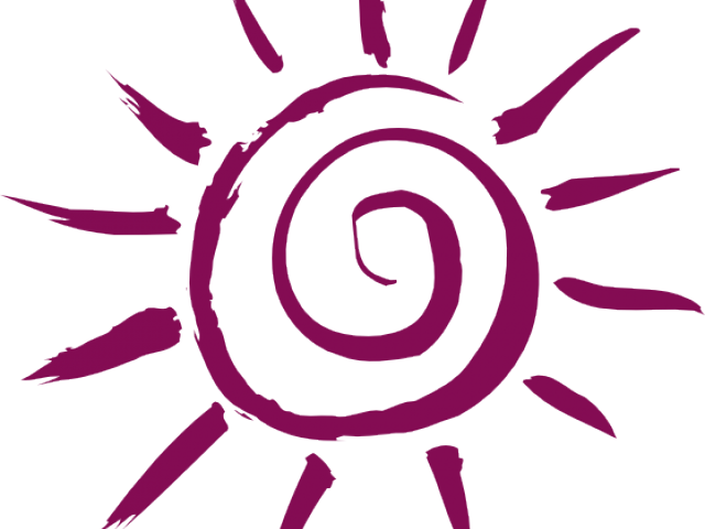 Swirl Clipart Sun - Beach And Sun Tattoo (640x480)