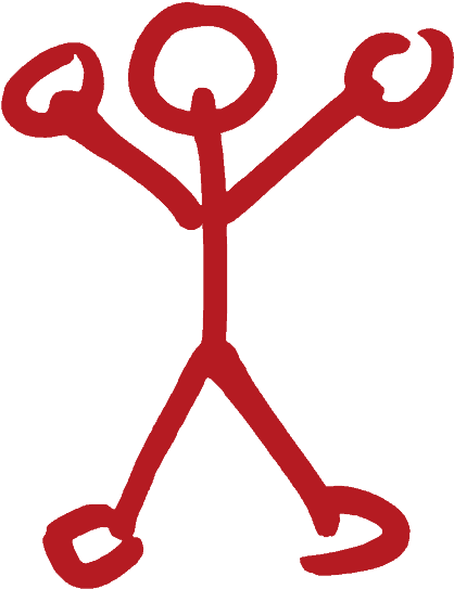 Stick Figure With Big Hands - Stick Figure With Big Hands (600x600)