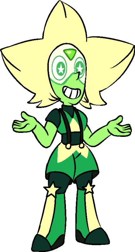 1) I Really Wanted To Make Peridot A Farmer Outfit, - Cartoon (434x810)