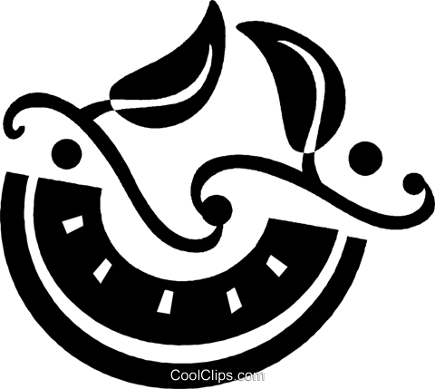 Decorative Floral Elements Royalty Free Vector Clip - Illustration (480x429)