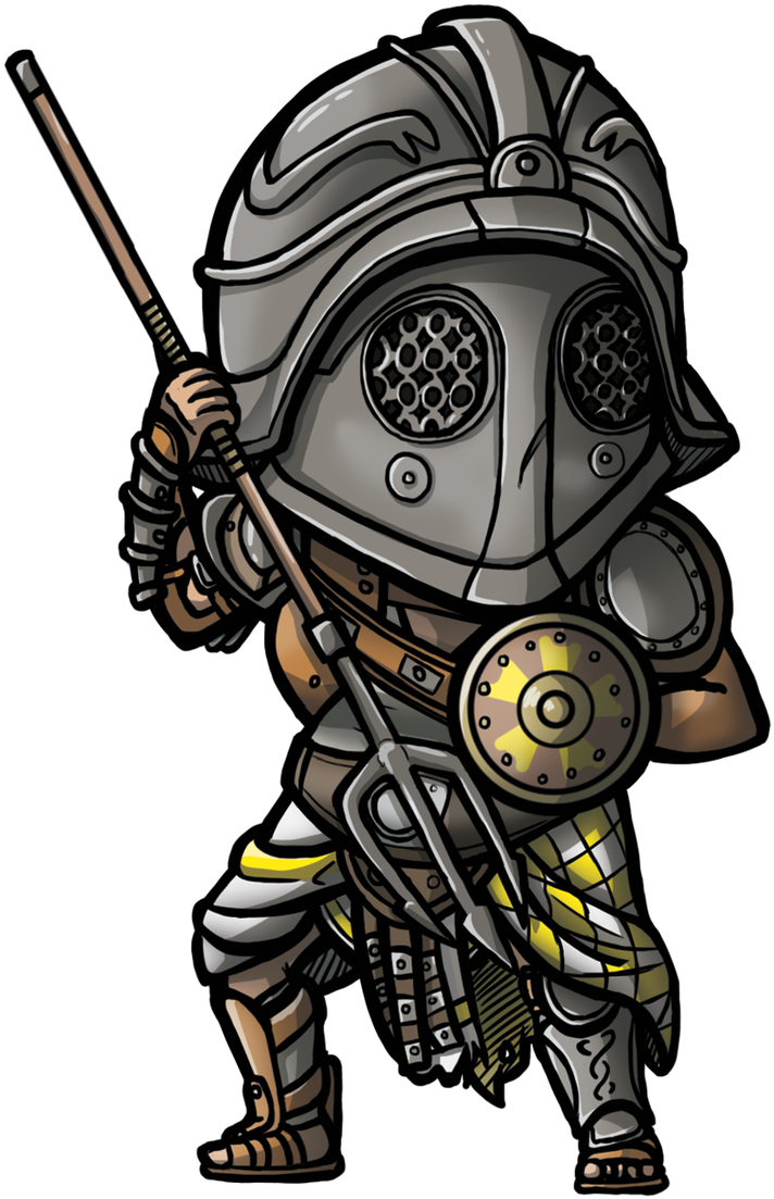 Englishbutter @englishybutter - Chibi Gladiator For Honor (902x1200)
