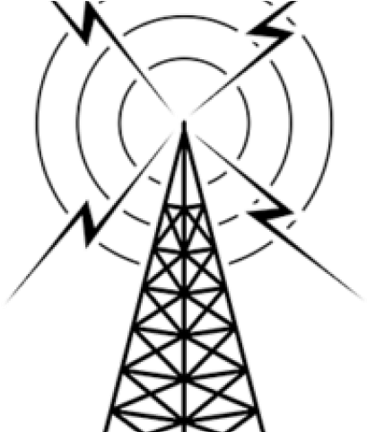 Tower Clipart Radio - Clip Art Transparent Radio Tower (640x480)