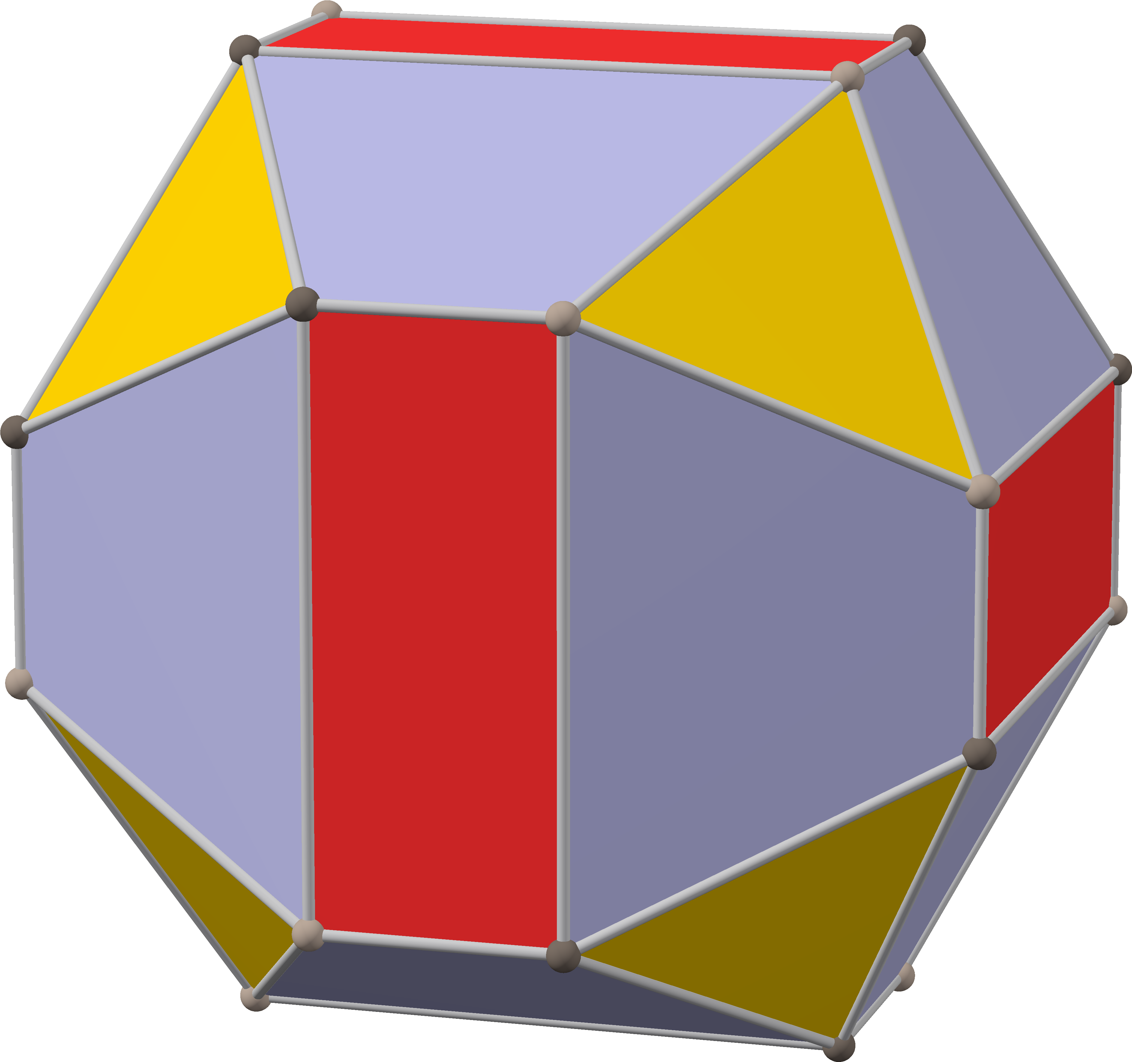 Polyhedron Great Rhombi 6-8 Subsolid Pyritohedral Maxmatch - Polyhedron Great Rhombi 6-8 Subsolid Pyritohedral Maxmatch (3860x3795)