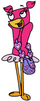 Anabella The Flamingo - Doki Y Anabella (400x400)