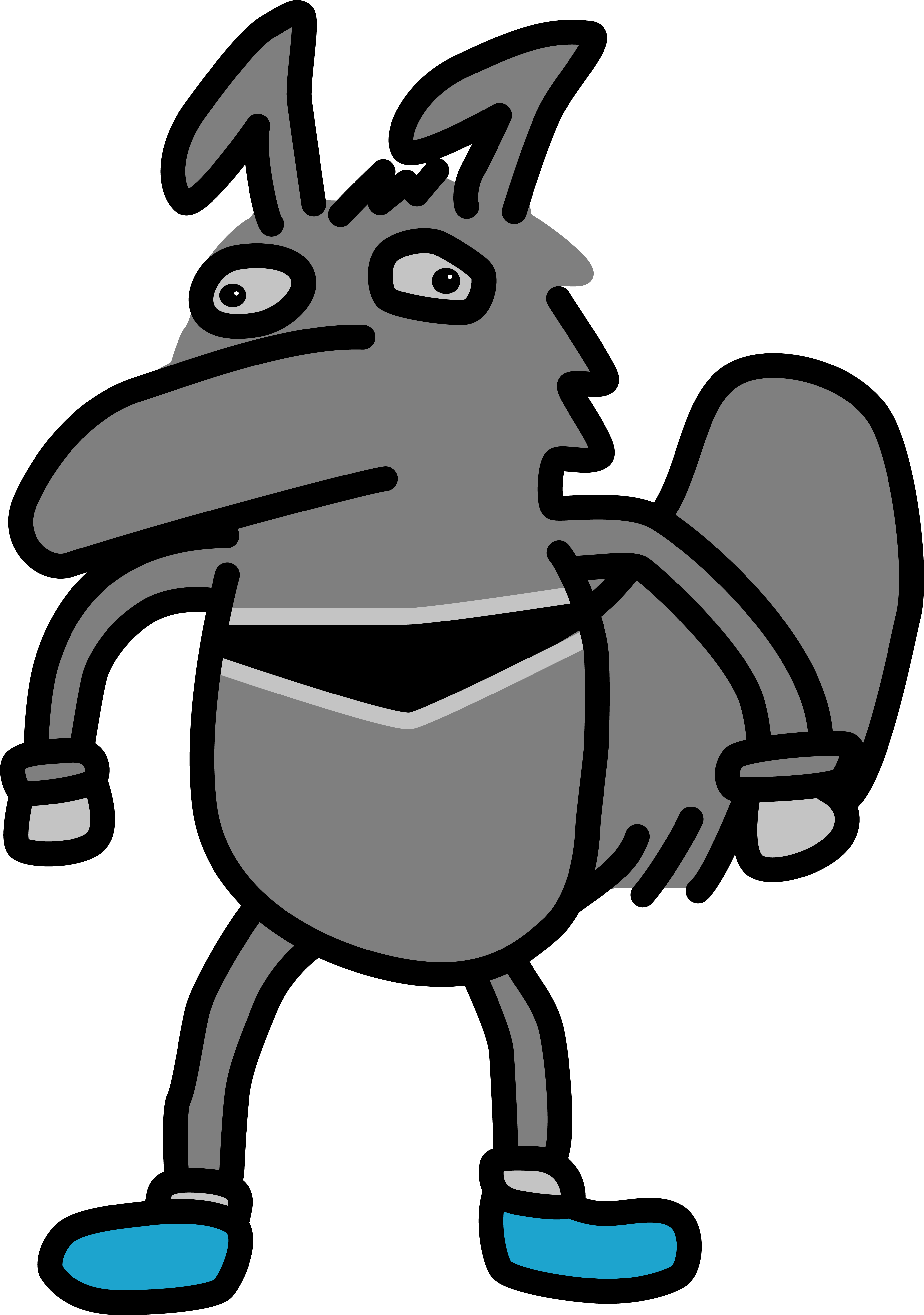 Uci - Peter The Anteater Sticker (3722x5296)