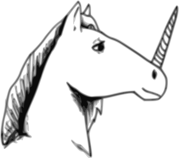 Clipart - Unicorn - Clip Art (800x800)