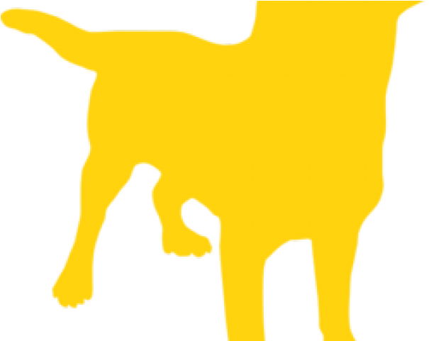 Yellow Dog Clipart - Dog Quotes Labrador (605x481)