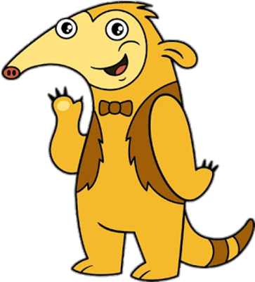 Oto The Anteater Waving Hello - Oto Turma Do Doki (400x400)