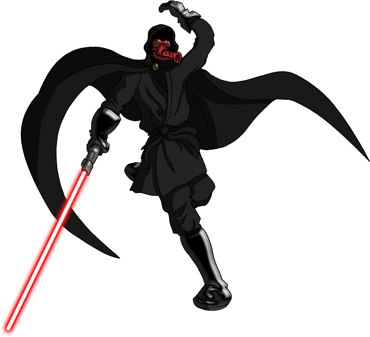Dark Weird Alien Anteater Of Sith Unoservix - Sith Transparent (1310x1199)