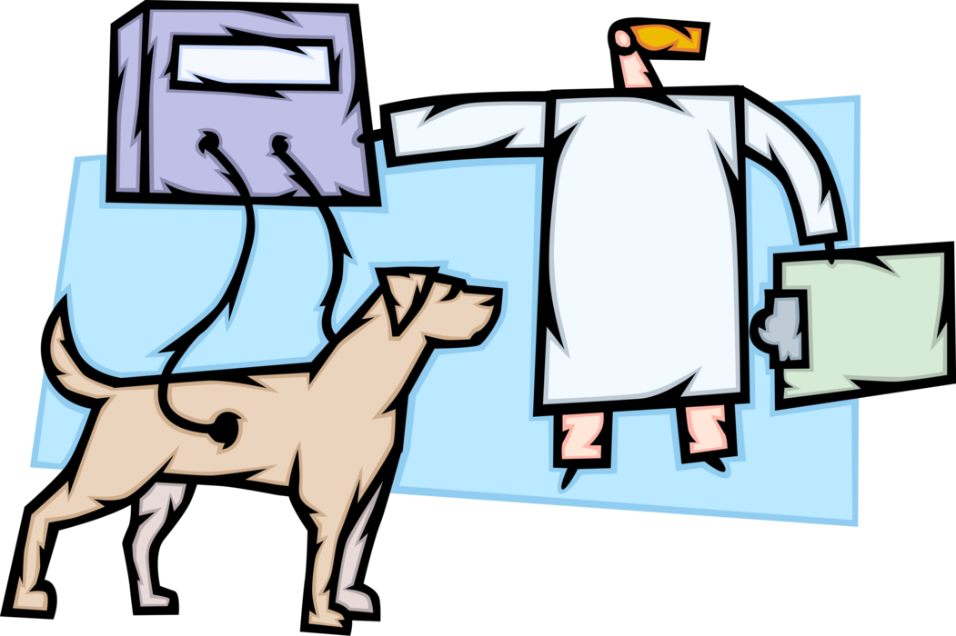 Vector Illustration Of Animal Testing Research And - Vector Illustration Of Animal Testing Research And (1051x700)