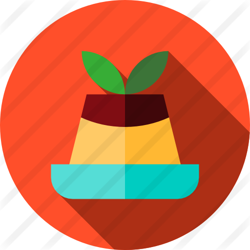 Pudding Free Icon - Emblem (512x512)