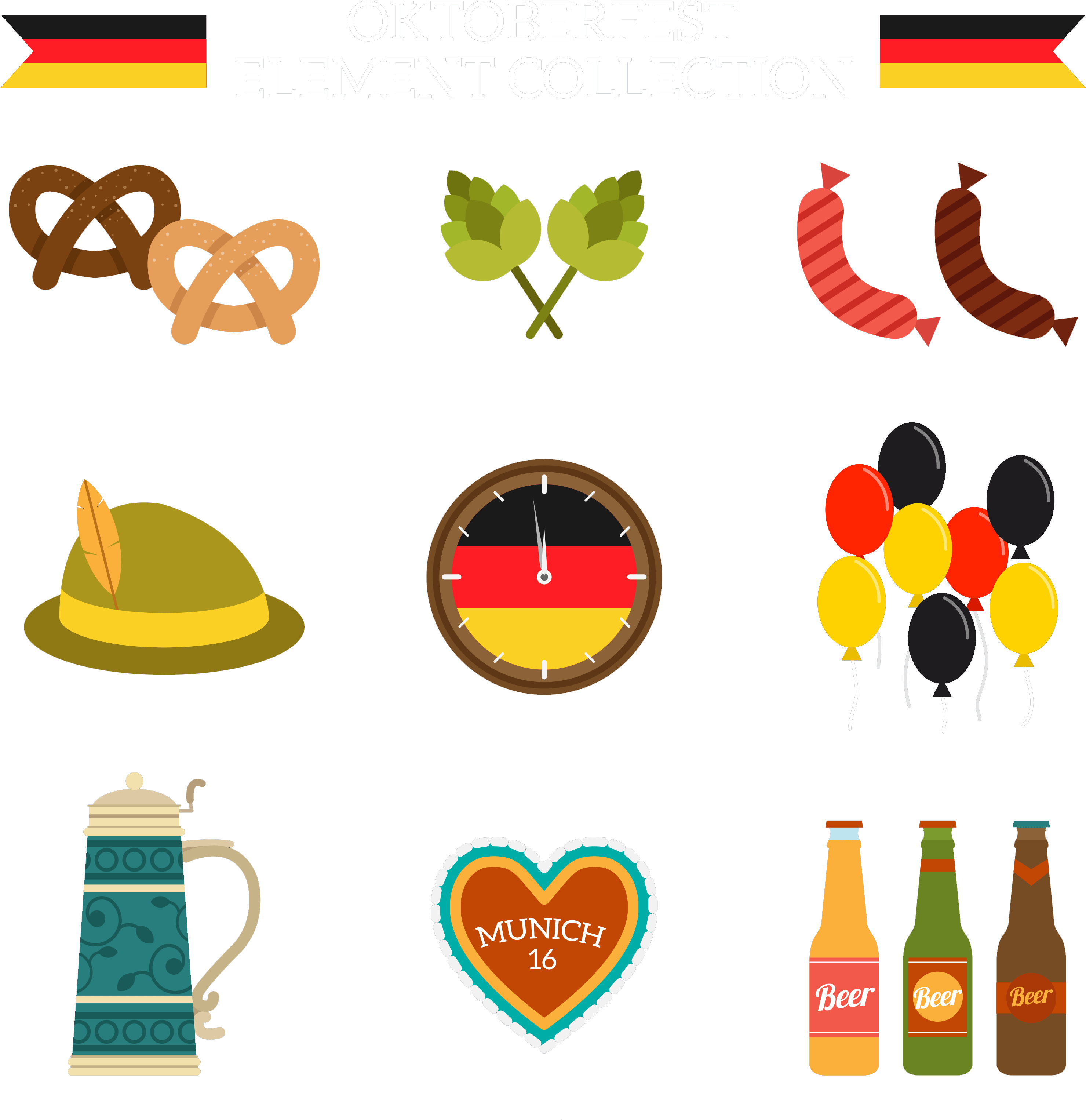 Free Library Apple Beer - Oktoberfest Elements Png (3333x3333)