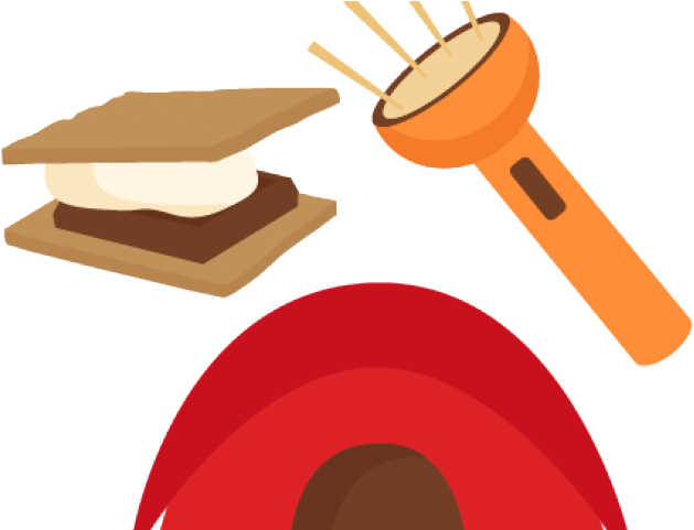 Campsite Clipart Silhouette - Clip Art (640x480)