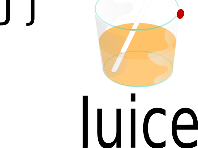Straw Clipart Juice - Letra J En Ingles (640x480)
