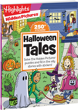 Hidden Pictures Silly Sticker Stories - Highlights Halloween Tales (480x480)