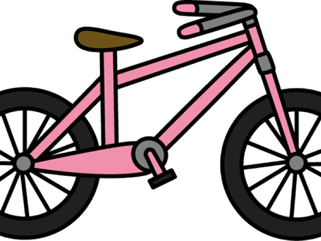 Bicycle Clipart Cartoon - Riding A Bike Clip Art (640x480)