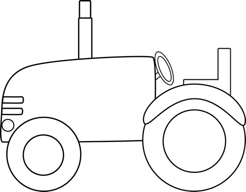 Free Walking Line Cliparts Download Free Clip Art Free - Tractor Clip Art Black And White (500x390)