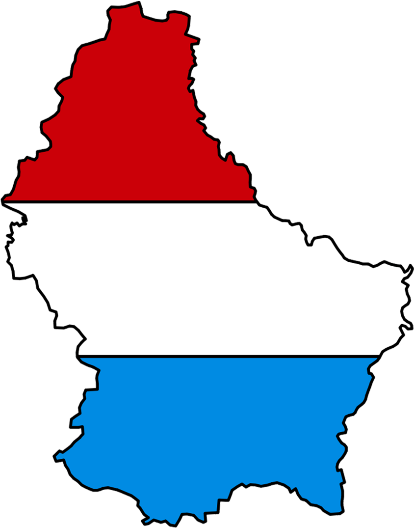 Ipf Open Powerlifting Worlds - Luxembourg Flag And Map (1200x1200)