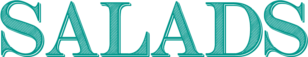 Menu Salads Menu Salads-teal - Menu Salads Menu Salads-teal (1083x200)