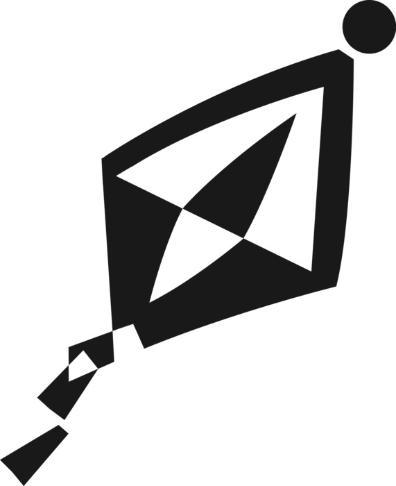 Vector Illustration Of Tethered Heavier Than Air Flying - Graphic Design (571x700)