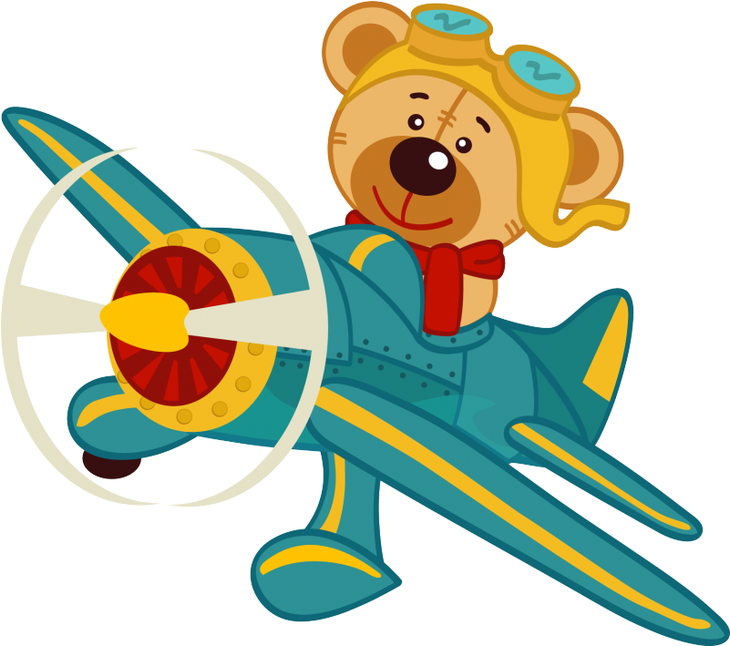 Great Teddy Bear Fly-in And Kite Festival To Fill The - Avião Infantil (800x800)