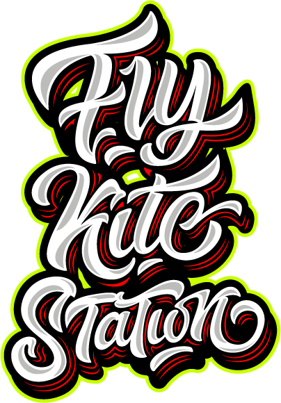 Fly Kite Surf Station On Behance Like - Typography (404x580)