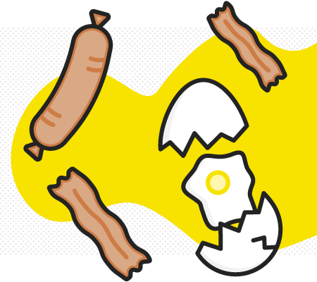 Low Carb Meats Illustration - Low Carb Meats Illustration (450x400)