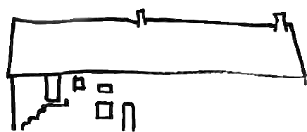 We Offer You A Quiet Stay In The Countryside - Line Art (585x236)