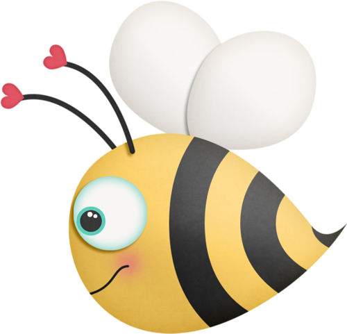 Bug Images, Buzz Bee, Bee Cards, Cute - Honeybee (500x481)