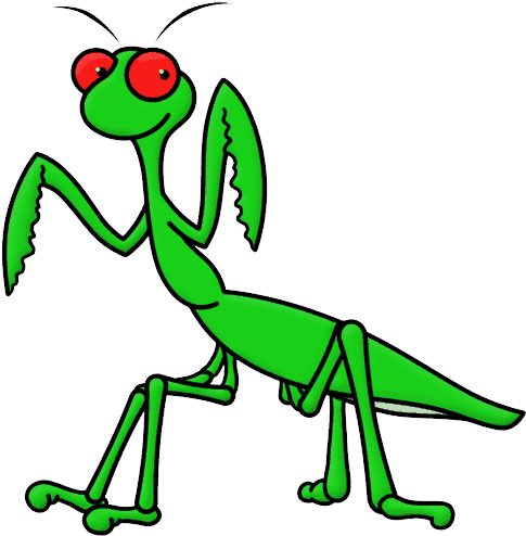 Praying Mantis Cartoon (537x513)