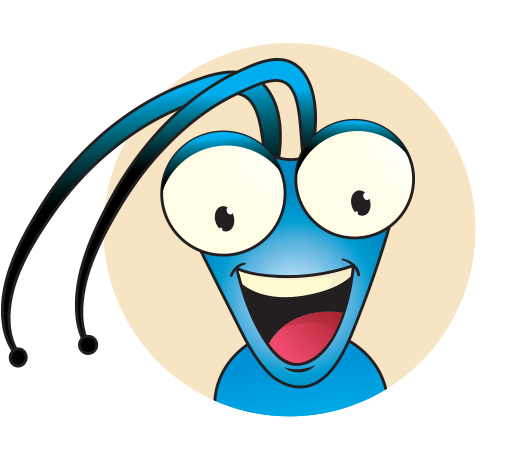 An Interview With Tony The Beetle - Cartoon (576x564)