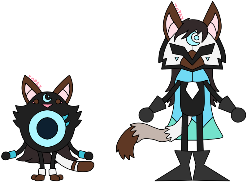 Kami Topaz And Uber Topaz By Topaz The Crosscat73 - Cartoon (1024x684)